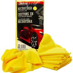 108 Kirkland Signature Ultra Soft Plush Microfibre Towels Cloths Car 40cm x 40cm