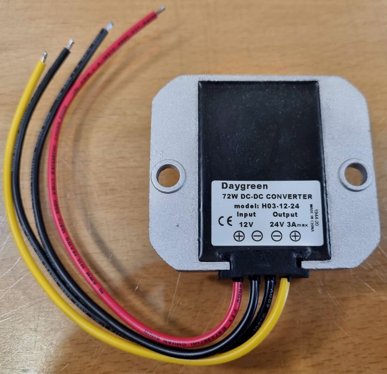 New 12V To 24V 3A 72W Dc Dc Step Up Converter Voltage Regulator Car Bus Truck